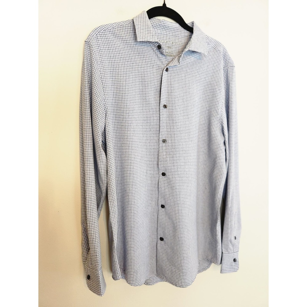 Perry Ellis Stretch Button Up‎ Dress Shirt